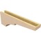 Ekena Millwork 4"W x 24"D x 8"H Thin Monterey Rough Cedar Woodgrain TimberThane Corbel, Primed Tan CORUR04X24X08MONRCPR - alternate 5